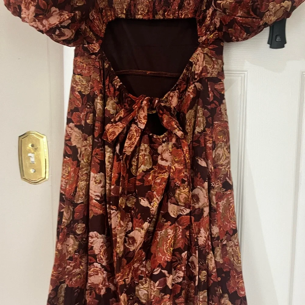 Altar’d State Floral Fall Mini Dress - Picture 5 of 8